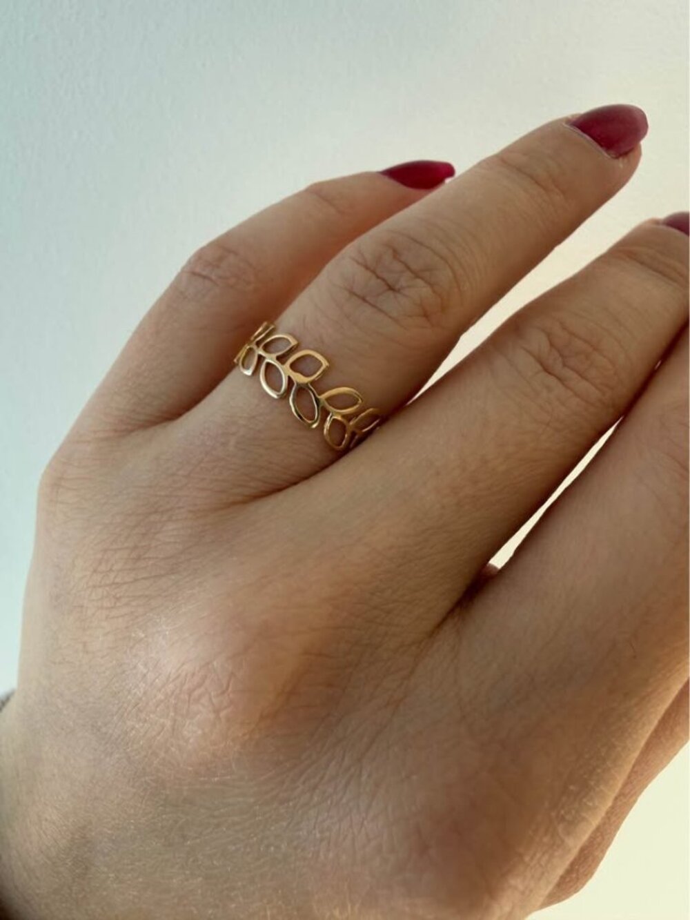 18K gold ring